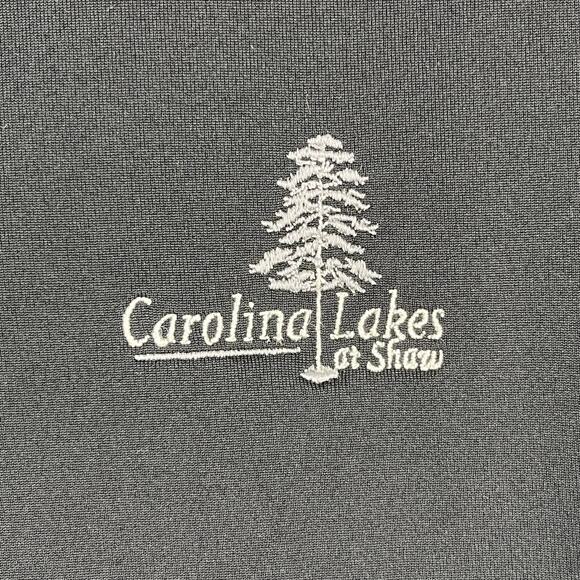 Page & Tuttle Shirt Mens L Black Golf Polo Performance‎ Tech Carolina Lakes Shaw - Picture 2 of 8